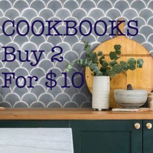 BUNDLE OFFER: Buy 2 Cookbooks for $10